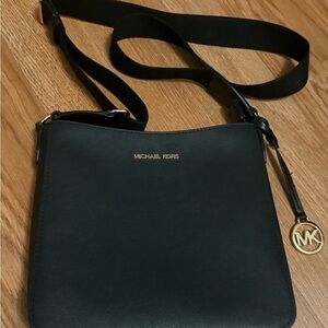 Michael Kors Black Messenger Bag